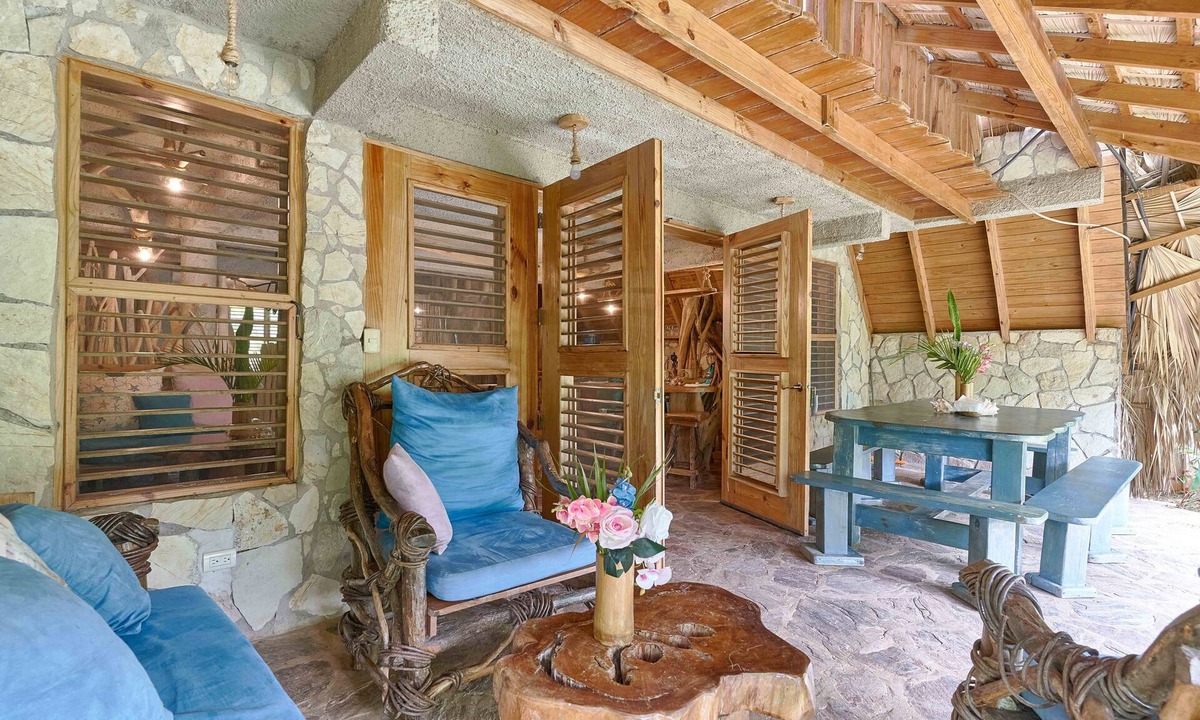 Las Galeras Ski Chalet | Chalet #3 Ocean, superior pool villa at Chalet Tropical bio-hotel
