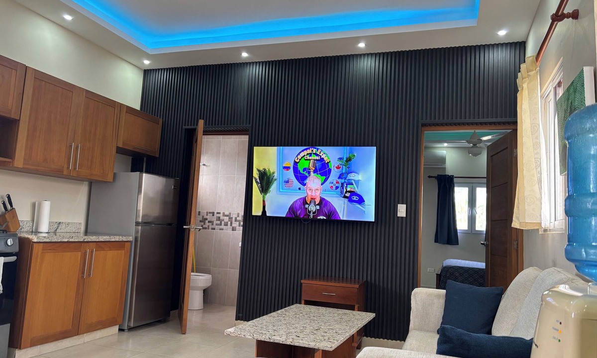 Villas Ana Maria Condo | Downtown Sosua One Bedroom Condo with onsite Bar and Cigar Lounge.