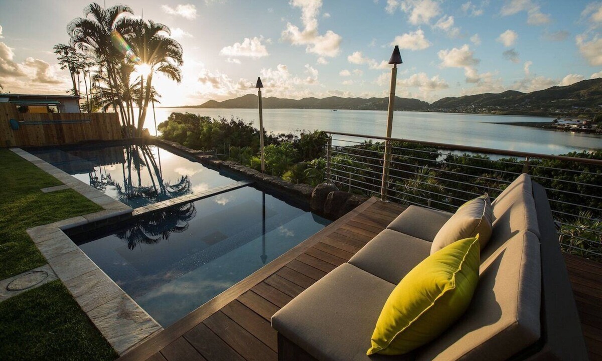 Kaneohe House | Luxury home with amazing views, Pool, Firepit, AC, Outdoor Gym