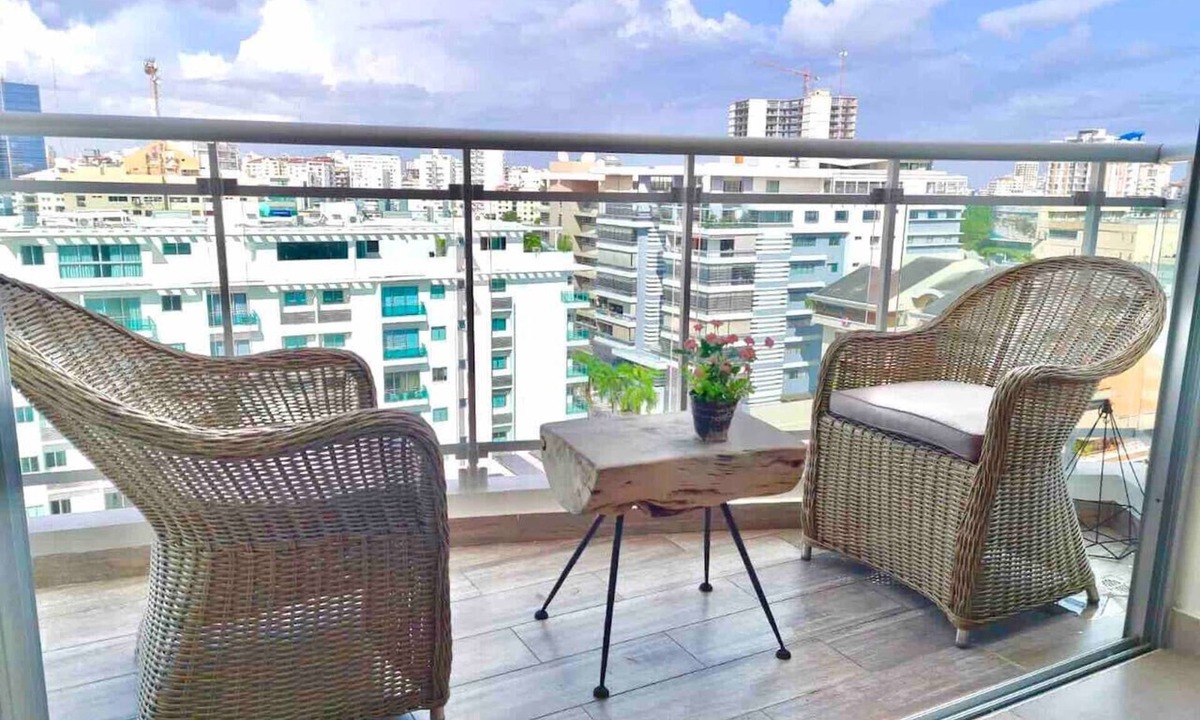 Downtown Santo Domingo Condo | Stylish, Upscale City Center Condo, Rooftop Terrace with Amazing City Views.