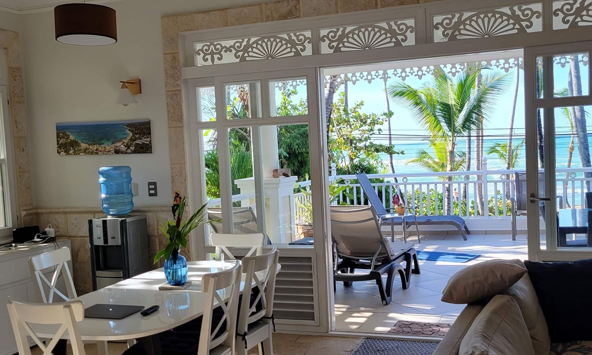 Las Terrenas Apartment | Superior Oceanfront Condo - Walk to the Very Best of Las Terrenas - See Reviews!