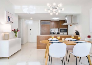 Brickell Open-Concept Suite | Dedicated Workspace