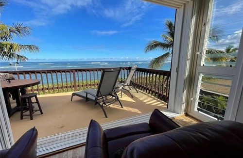 Mokuleia House | BEACH FRONT ESTATE SANDY BEACH Heated Saline Pool/SPA 360 Views: Please Inquire