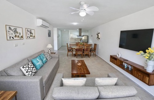 El Soco Apartment | Beachfront 2bedRm 2Bath Apt G1-3 PlayaNuevaRomana w/Pool,JacuziSpa,GolfTenis,Gym