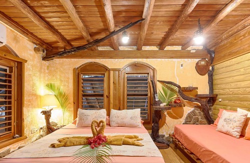 Las Galeras Ski Chalet | Chalet #4 Caribbean, grand pool villa at Chalet Tropical bio-hotel