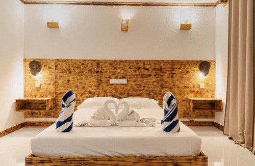 Mahibadhoo Bed & Breakfast | Dhamana Beach is located on the Sunrise Beach of Mahibadhoo, Maldives.