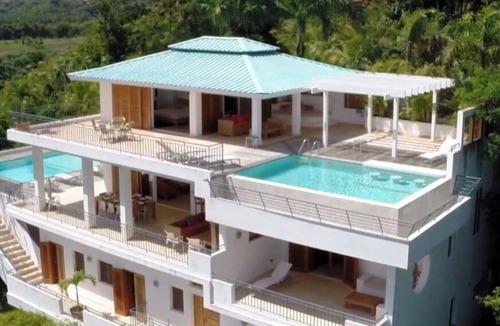 Las Terrenas Villa | Exceptional sea views, 2 private pools, 6 suites, air conditioning, massage room