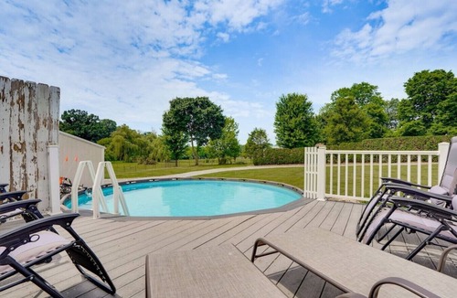 Mount Aetna House | Hershey Retreat | Pool, Spa, Sauna, Plunge, & Pond