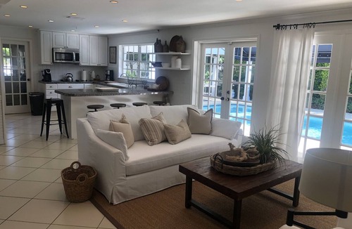 Key Biscayne House | Island Paradise! Beautiful Elegant Tropical Home with Private Heated Pool!