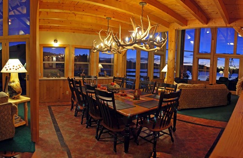 Lake Hatcher Park House | Large Lake Front w/Own Dock and Mountain Views. Sleeps 20 Cert. # VRP-25-0468