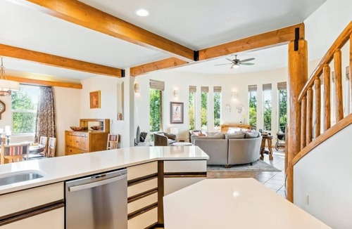 Pagosa Springs House | Modern adobe-style home w/balconies & fireplace - close to Pagosa Springs