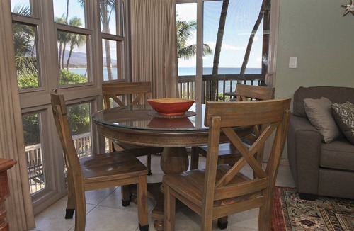 Kihei Condo | OCEANFRONT RESORT- Whale Season- 2 Bed/2 Bath Kihei Sands Beachfront Condo-B7