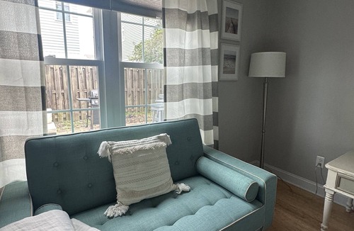Wilmington Beach Apartment | Pet-friendly guest suite. Private fenced yard. 2 min walk to beach.