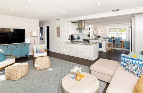 Sun Bay South House | Private Saltwater Pool Outdoor Seating w/Grill