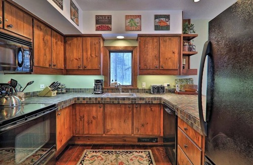 Plymouth House | Rustic home with a private hot tub, cable, & washer/dryer