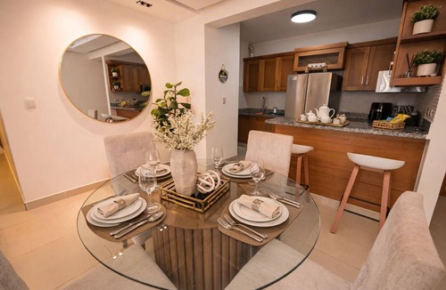 Centro Historico de Santiago Apartment | Santiago 3BR Retreat — Pool, Gym, Gated Security