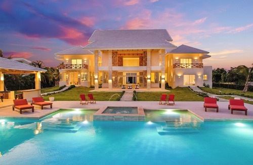 Punta Cana Villa | Sky-to-Sea 6BR Oceanfront Villa - Pool, Full Staff & Golf Cart in Cap Cana