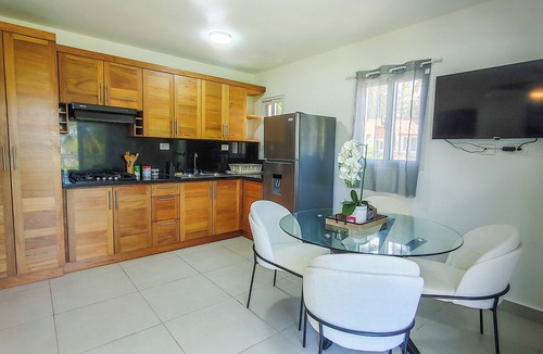 Cabarete Condo | Spacious 1-bedroom condo with AC on quiet beach in Cabarete
