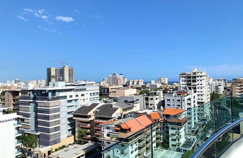 Downtown Santo Domingo Condo | Stylish, Upscale City Center Condo, Rooftop Terrace with Amazing City Views.