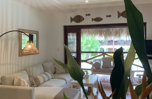 Las Terrenas Condo | Tropical Private Condo in Playa Bonita! 3 min walk to beach.