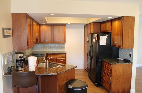 Seabreeze House | WALK to Beach, Town of Dewey w/LARGE Heated POOL thru Oct, HOT TUB and fire pit!