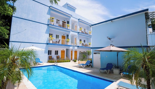 A downtown modern fully furnished Sosua Condo with a Cigar Lounge and bar.