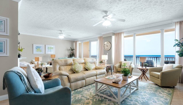 🌴Beachfront Luxury-XL Balcony-Beachside Pool-Fitness-3BR Hidden Dunes 402🌴