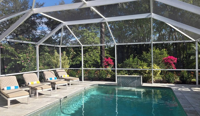 Boutique Luxury Villa in Naples–Gated Cul-de-Sac Gem with Heated Saltwater Pool
