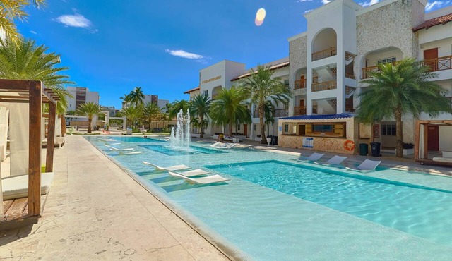Cap Cana Condo Pool and Close to beach