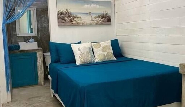 Cozy Beach Front bungalow #2. Unspoiled Beach.