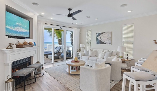 Gulf-Front Home with Pool, Private Beach Walkway & Stunning Views