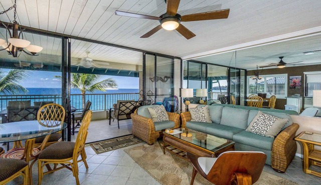 Kona Reef #D31 | Lanai w/Coastal Views