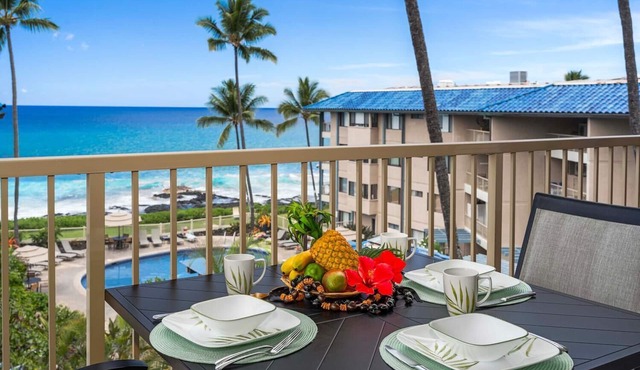Kona Reef F11: Oceanview Condo w/Shared Pool, AC & Lanai Views