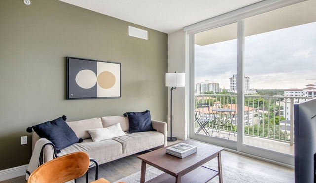 Luxe Coral Gables 2BR w/Gym, Pool & W/D, nr Shopping, by Blueground