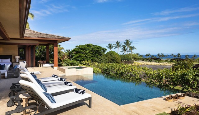 Luxury 5BR Kulanakauhale Estate (3558) at Hualalai – Infinity Pool & Ocean Views