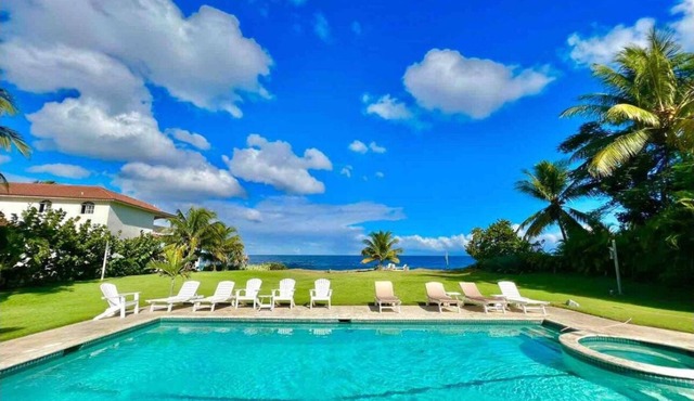 Luxury Oceanfront 7 bedrooms villa