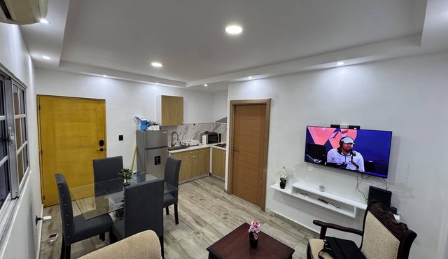 Modern and comfortable suite in Azua + AC + Wi-Fi