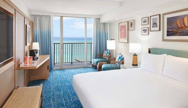 Oceanfront Suite with Private Balcony at OUTRIGGER Waikiki Beach Resort!