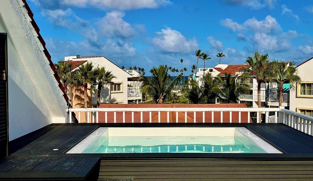 On Bavaro Beach - Secure, Gated Condo Community. In Center of Bavaro-Punta Cana