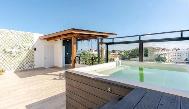 Penthouse con Terraza privada, Jacuzzi y BBQ