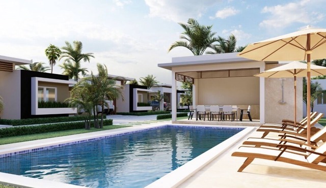Relax with the family at this peaceful place to stay. Shared swimming pool.