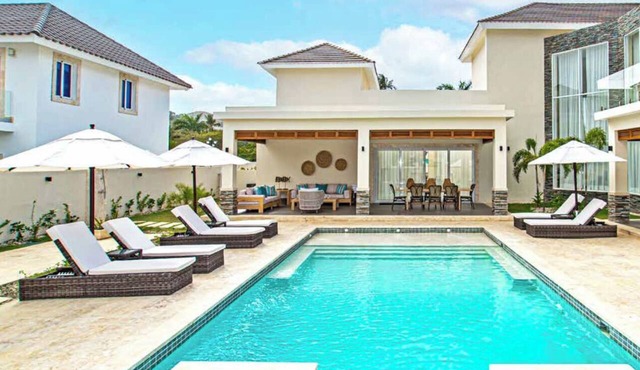 Royal Villa with Private pool in serene Puerto Plata, DR: 3-7 Bedroom options