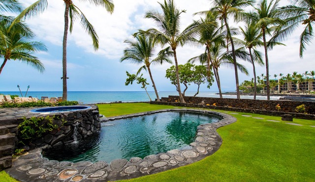 Two Private hosted Oceanfront Homes conveniently located in Kailua Kona, Hawaii