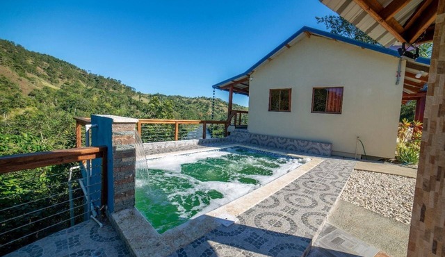 Villa Azul in Jarabacoa, a mountain refuge, next to the Yaque River.