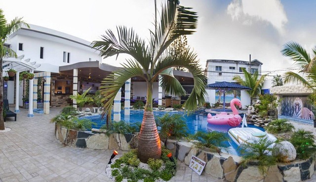 VIP Vacation Rentals offer Villa Glamour with 14 BR at center of Sosua with pool